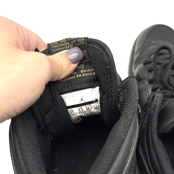 2014 Nike Air Jordan 1 Retro High OG Black Gum 575441-020 6Y Women 7.5 Men 6 - Picture 10 of 16